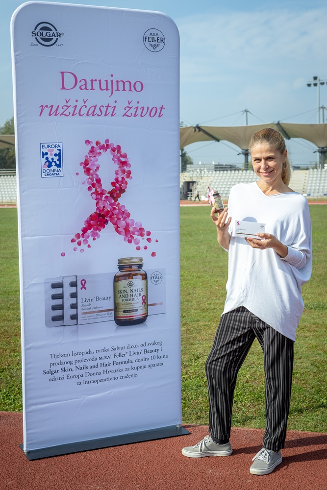 Dan ružičaste vrpce, u organizaciji Europa Donna Hrvatska, ove godine kao zaštitno lice podržala i Nika Turković