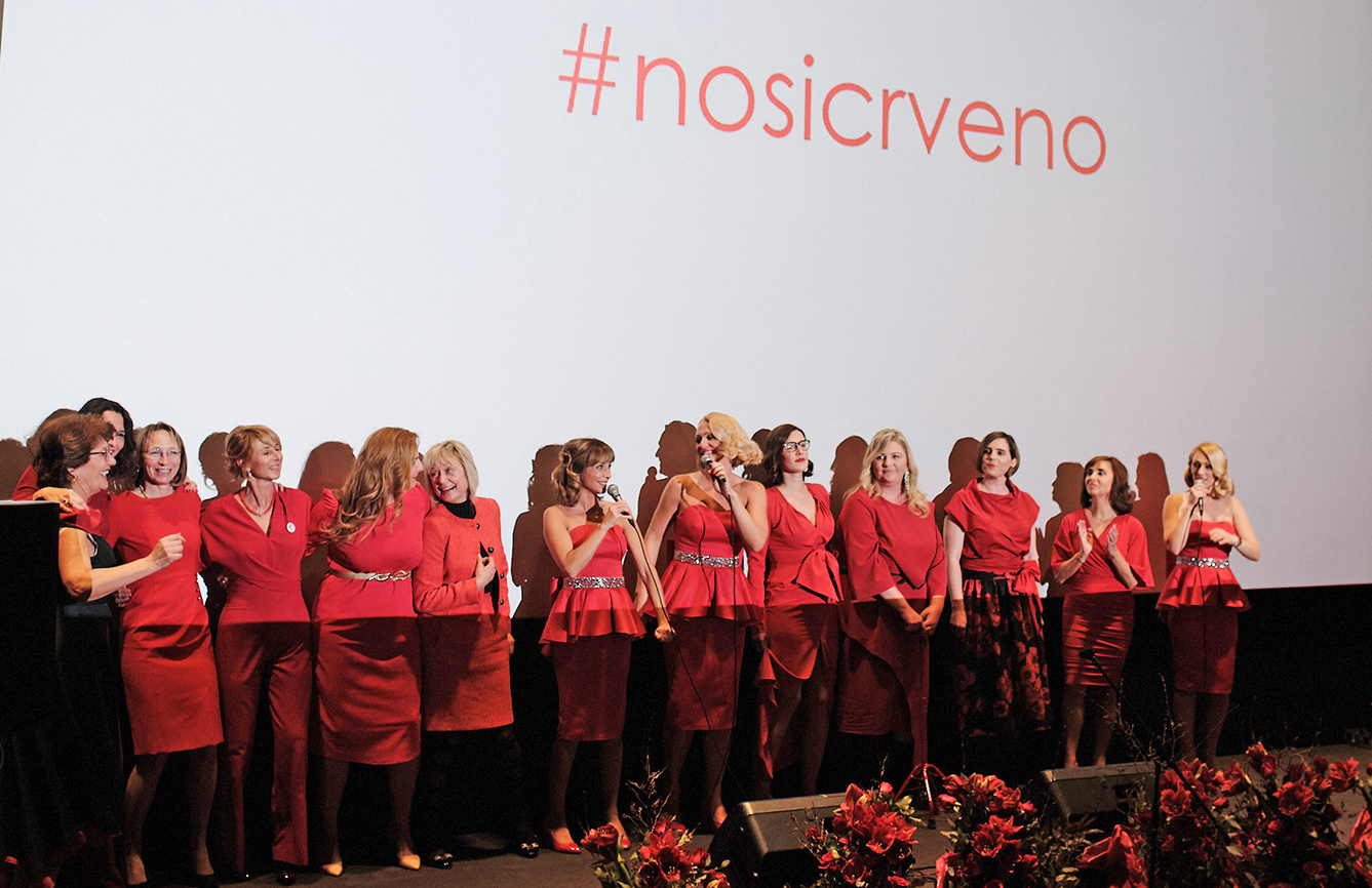 Svečanim obilježavanjem završena je javnozdravstvena akcija Dan crvenih haljina