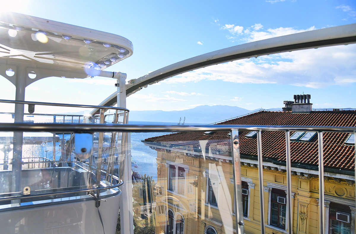 Extravagant experience: Rijeka je dobila novu atrakciju - "Panoramski kotač"