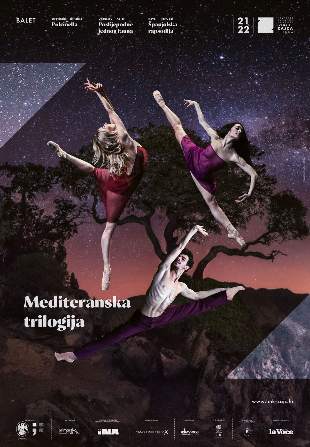 Premijera baletne "Mediteranske trilogije" u "Zajcu": od prpošnosti preko požude do tajne Mediterana