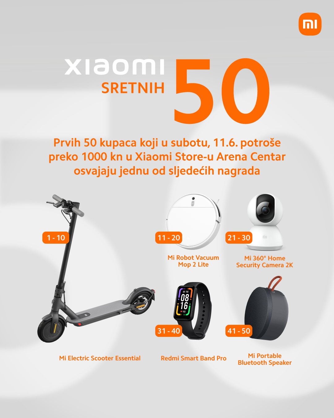 U subotu, 11. lipnja, otvara se redizajnirani Xiaomi Store u Arena Centru u Zagrebu