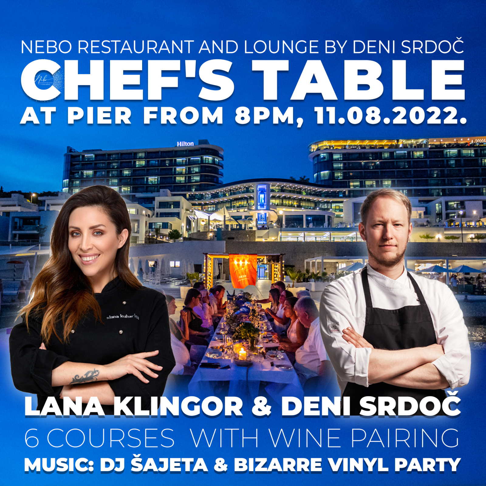 Lana Klingor gostuje na Chef's Table at Pier by Deni Srdoč