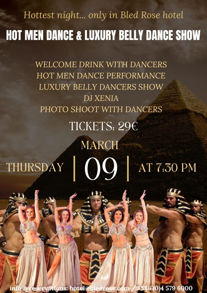 Bled Rose Hotel: za Dan žena - plešu muškarci!