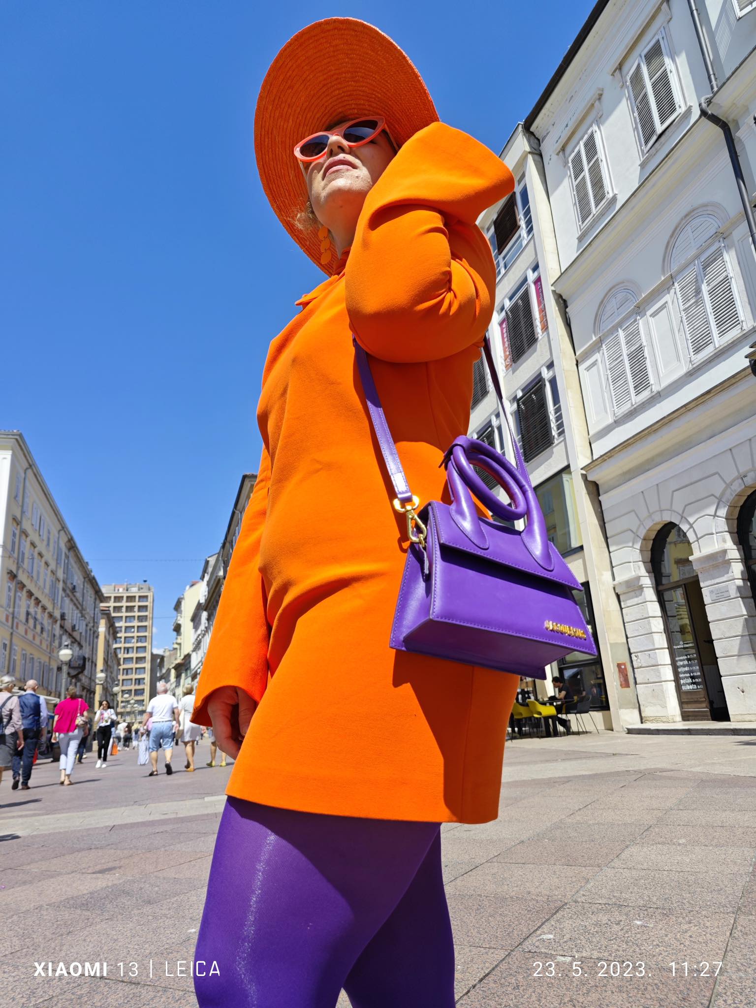 Streetstyle by Xiaomi: Filipa Sorko oduševila svojim "color-blocking" outfitom!