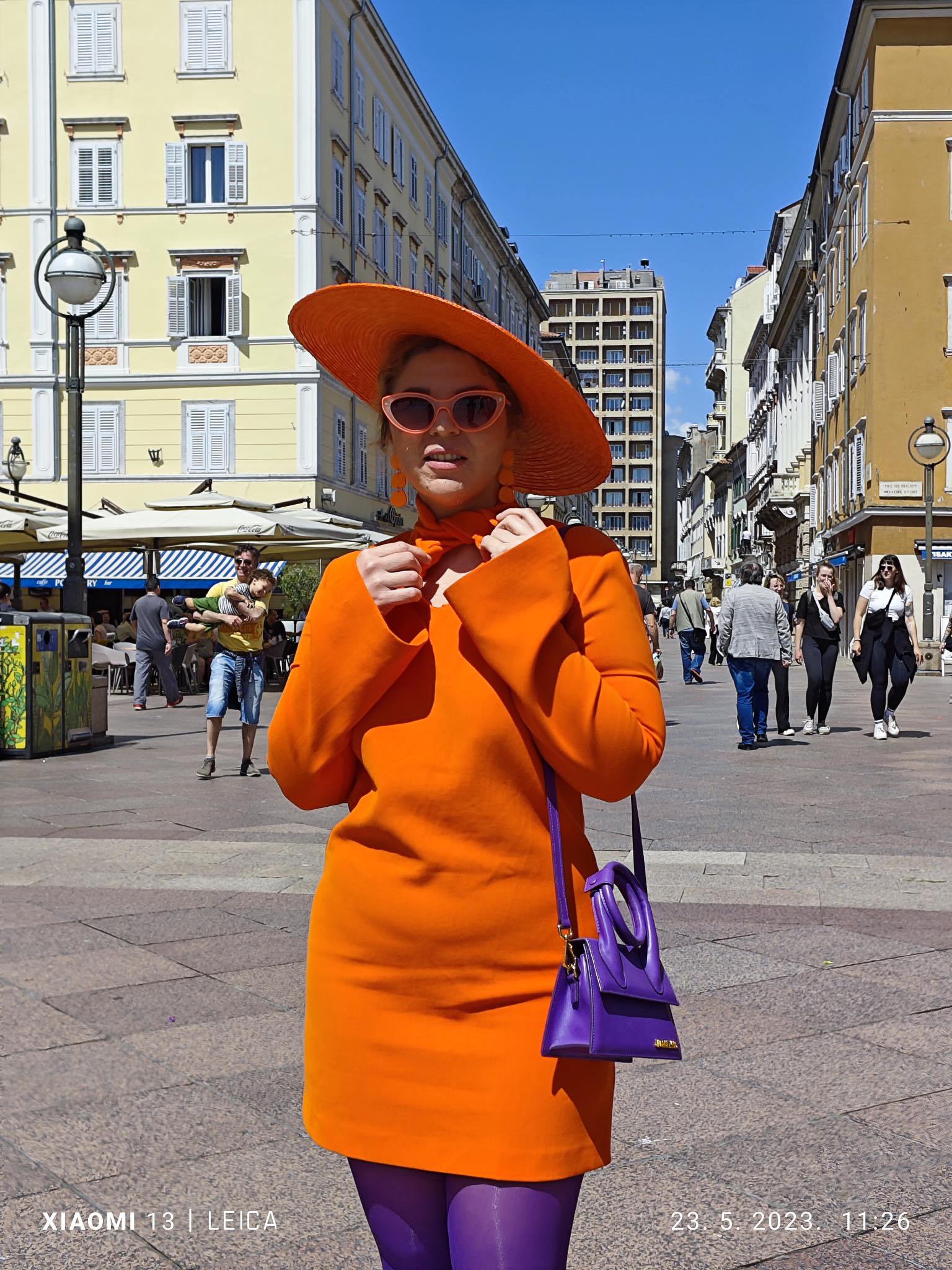 Streetstyle by Xiaomi: Filipa Sorko oduševila svojim "color-blocking" outfitom!