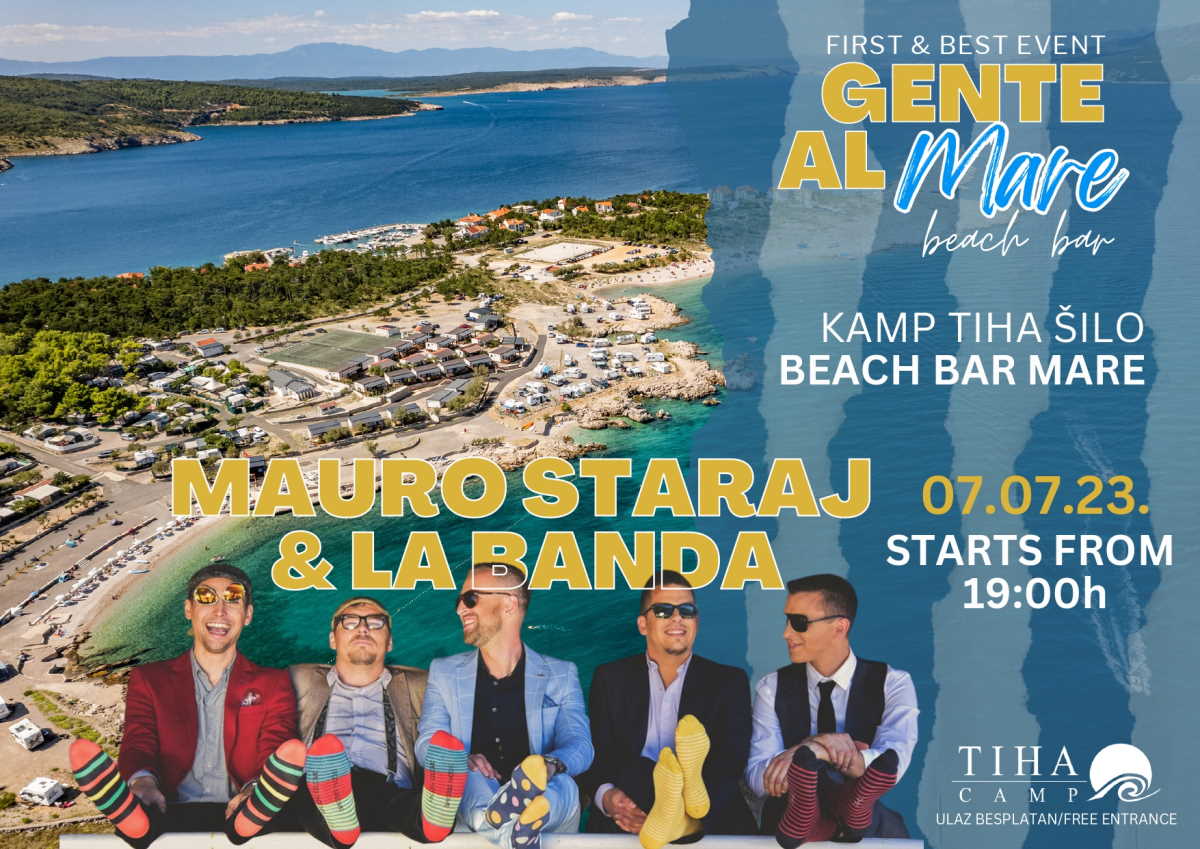 Ne propustite vrhunski ljetni party na Krku: "Gente al Mare"!