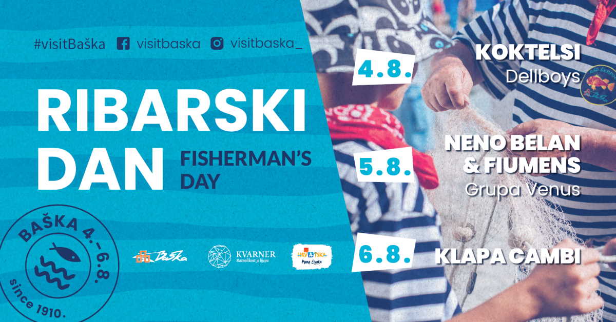 Jedva čekamo tradicionalnu manifestaciju na Krku - Ribarski dan u Baški!
