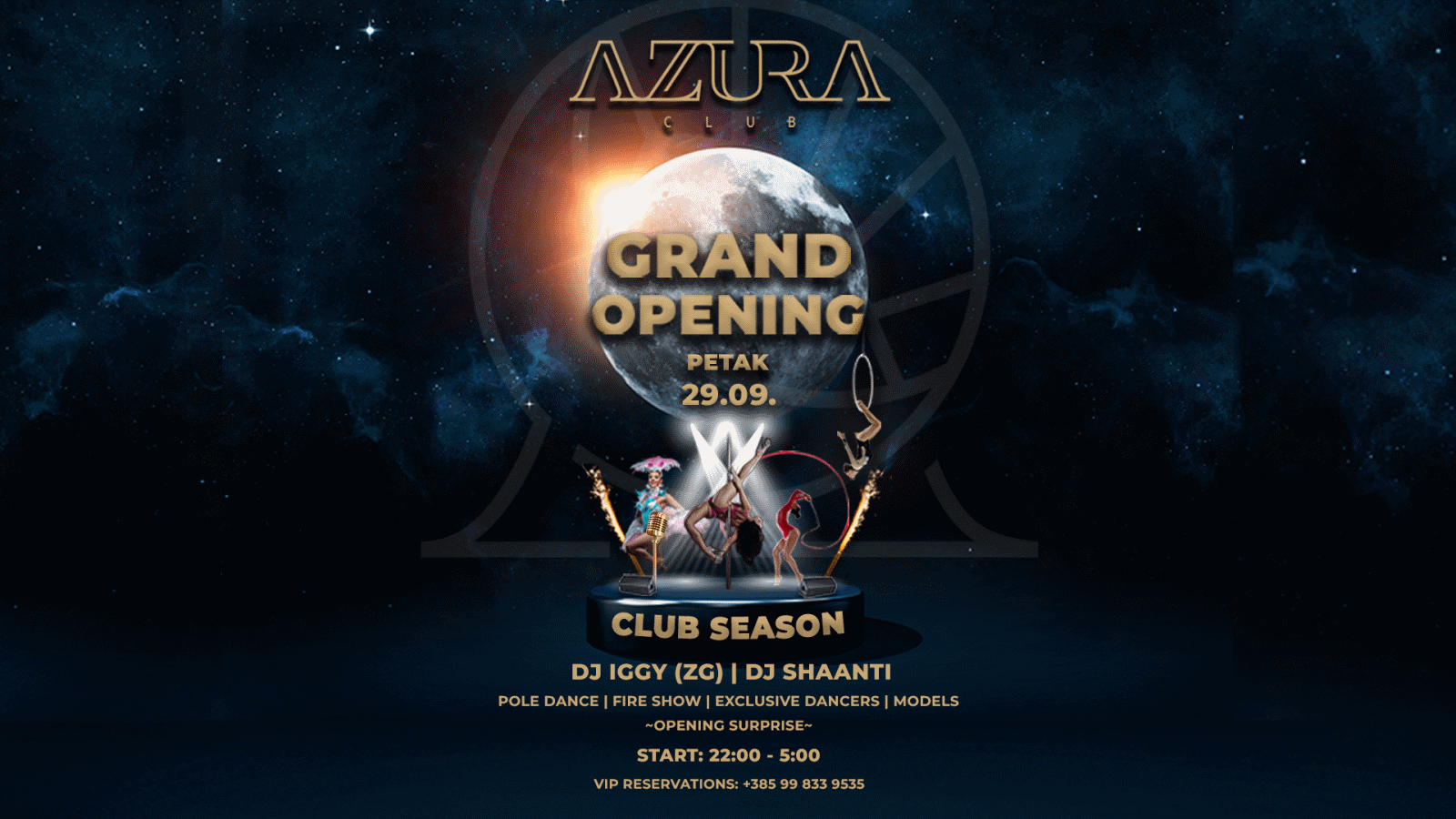 Azura Club nam priprema Grand Season Opening ovoga petka!