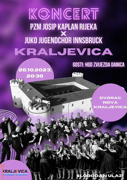 Koncert PZM Josip Kaplan i zbora mladih Juko iz Innsbrucka u Kraljevici
