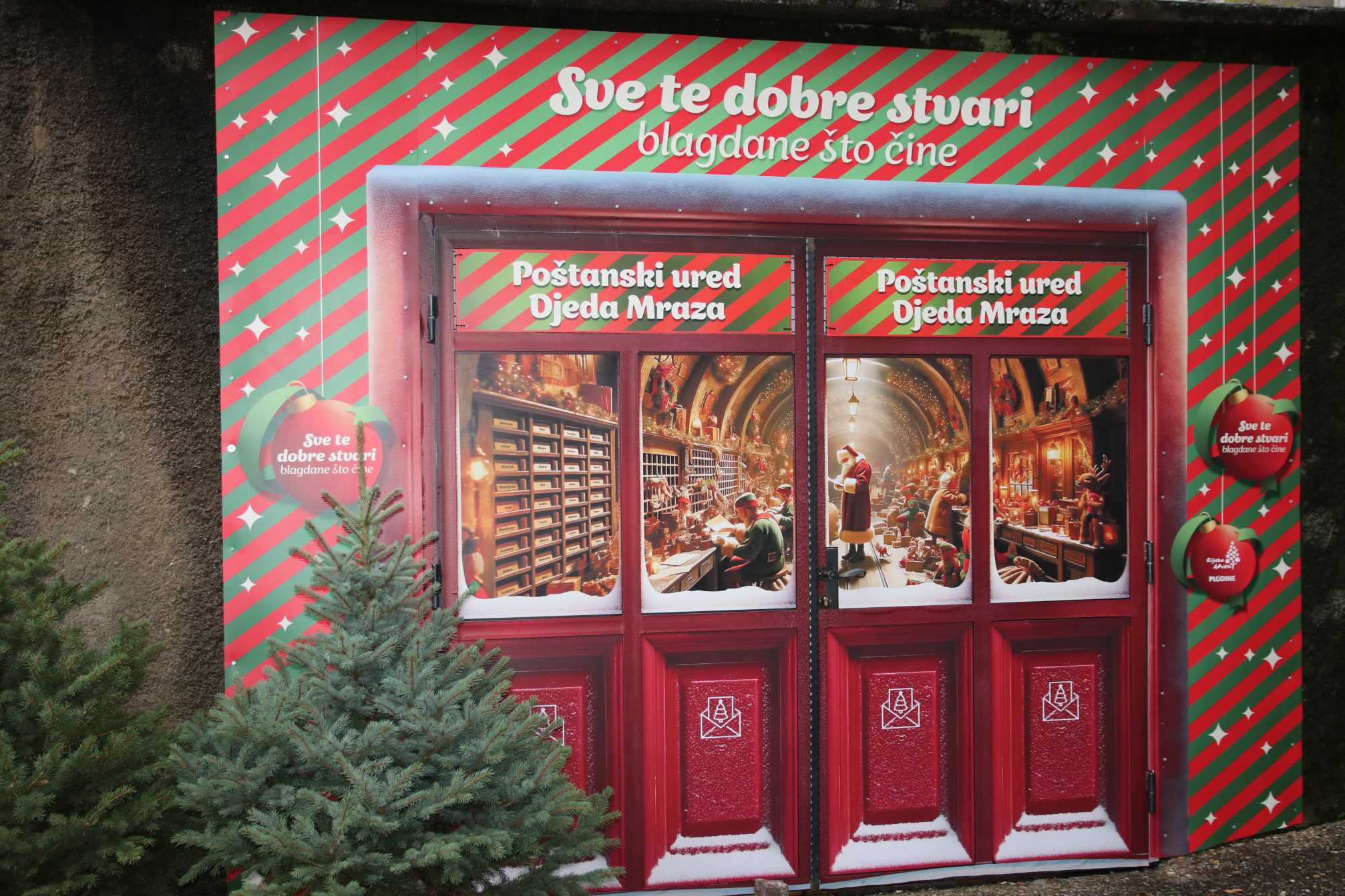 Otvoren najčarobniji prostor Rijeka Adventa - Poštanski ured Djeda Mraza u Riječkom tunelu