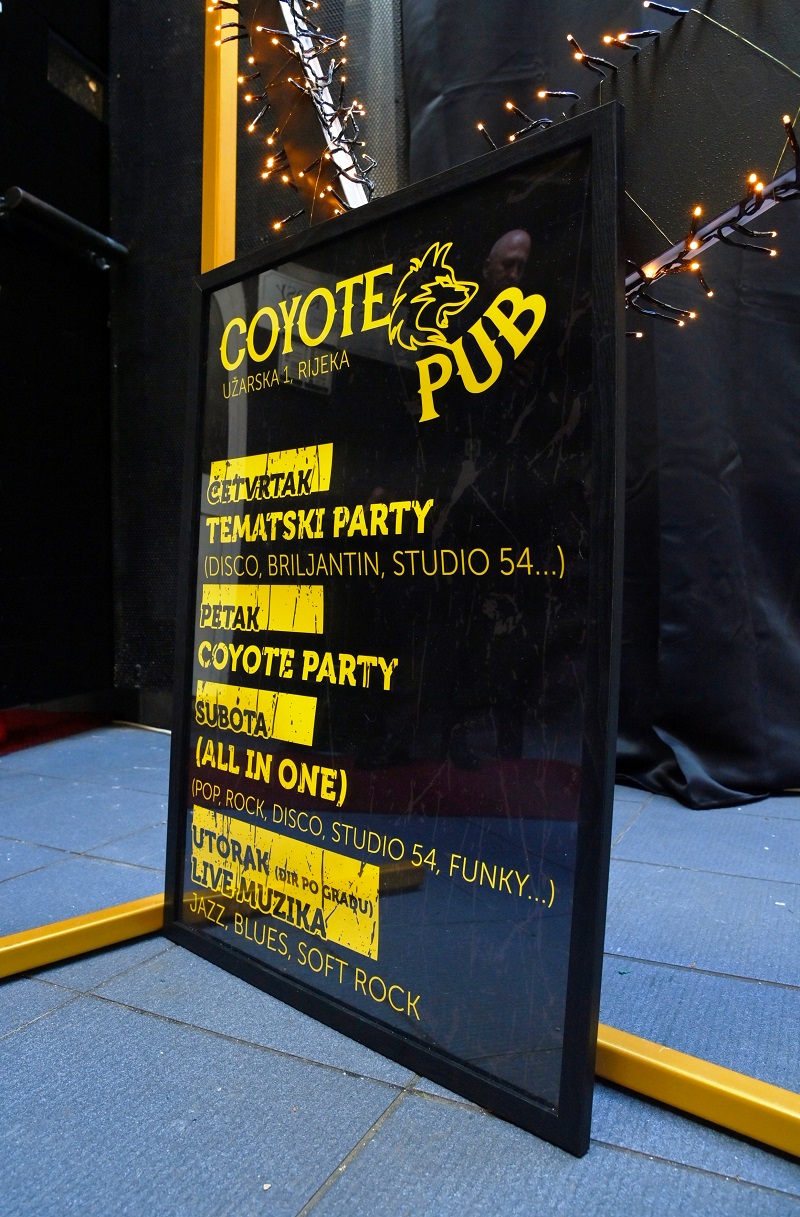 Coyote Pub ove subote otvara svoja vrata za sve ljubitelje dobre glazbe i zabave