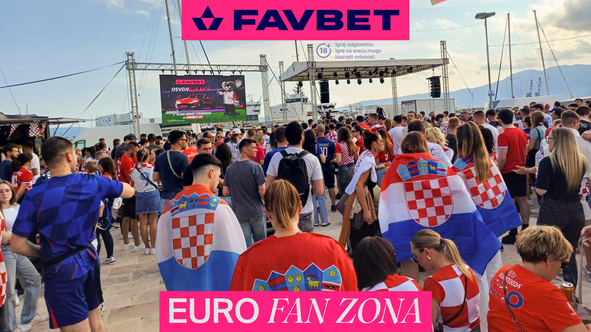 Favbet uvijek nudi više – dođi i zabavi se na Euro fan zoni u Rijeci i bodri naše Vatrene