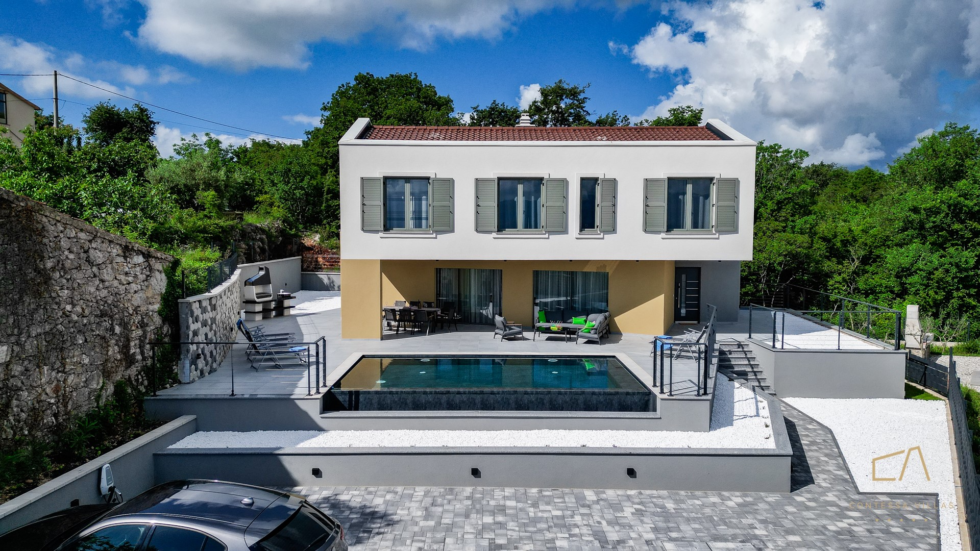 Villa Brajdini: moderna i elegantna vila s panoramskim pogledom na more