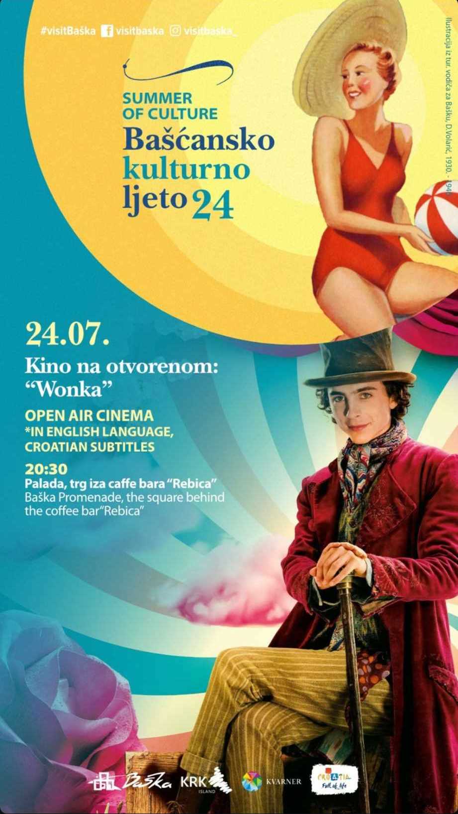 Ljeto u Baški: izložba, jazz i kino na otvorenom!