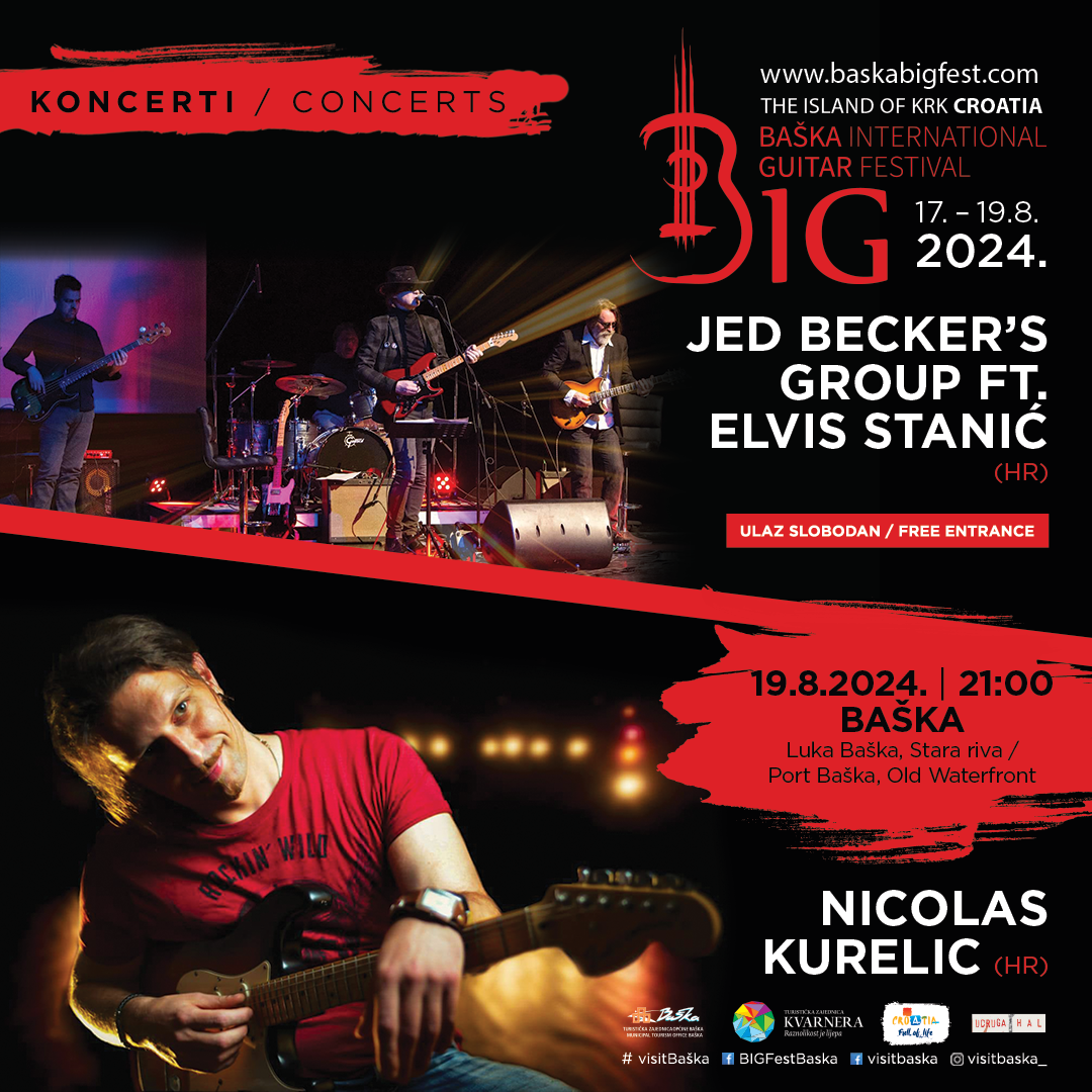 BIG Festival 2024: Glazbena čarolija u Baški 17.8. - 19.8.2024.