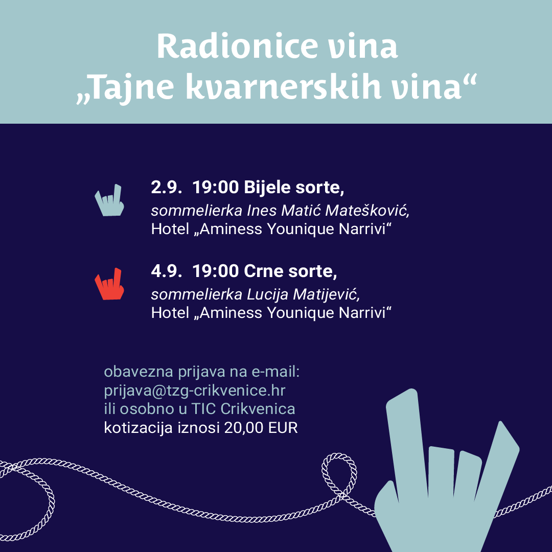 Ne propustite slikarsko – vinske radionice tijekom 58. „Ribarskog tjedna“ u Crikvenici