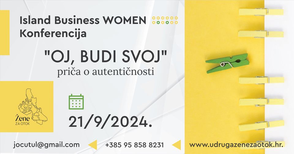 "Oj, budi svoj" tema je ovogodišnje konferencije Island Business Women