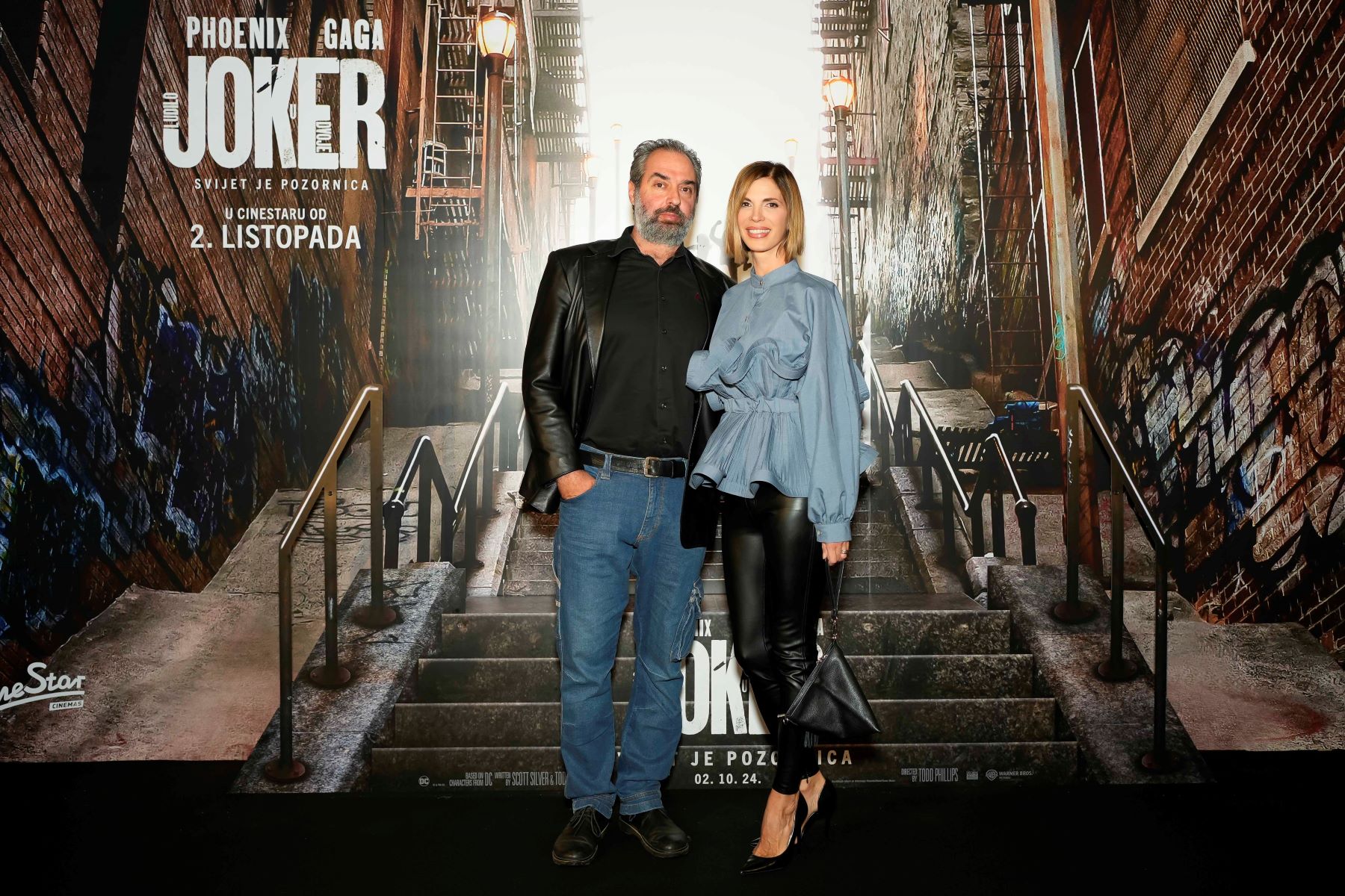 GLAMUROZNO LUDILO NAPUNILO JE SINOĆ IMAX KINO U ZAGREBU NA PREMIJERI FILMA „JOKER: LUDILO U DVOJE“